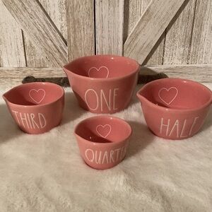 Rae Dunn Pink Measuring Cups